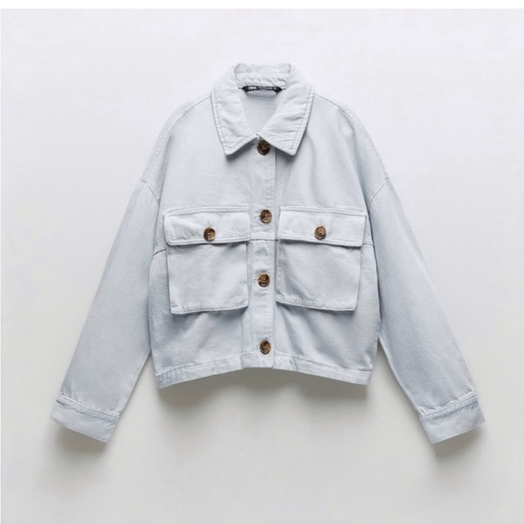 Zara light denim jacket - Picture 3 of 4